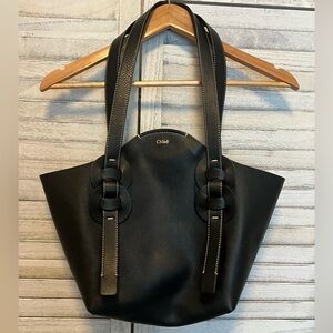 Chloe black ‘Darryl’ shoulder tote